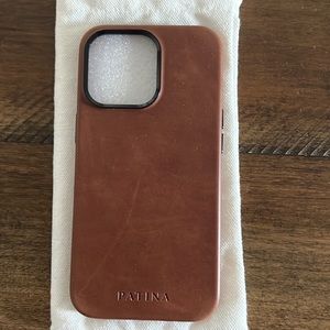 iPhone 13 pro brown case from Portland leather